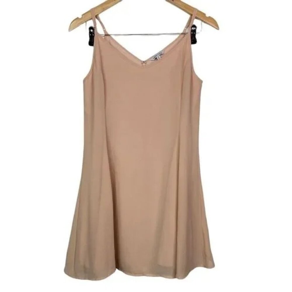 NAKED‎ ZEBRA WOMEN'S BLUSH PEACH/PINK MINI DRESS OR TUNIC SIZE MEDIUM-EUC